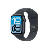 Смарт часовник Apple Watch SE, 1.78'', 44 mm, S/M, тъмносив