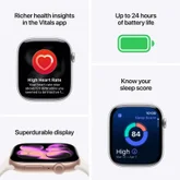 Смарт часовник Apple Watch S11, 1.96'', 46 mm, M/L, черен