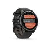 Смарт часовник Garmin Fenix 8, 1.4'', 47 mm, сиво-черен