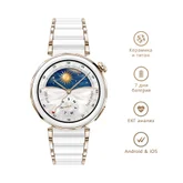 Часовник - Huawei Watch GT5 Pro Jana-B29C, 1.32" Amoled 466x466, PPI 352, BT5.2, BLE/BR/EDR, 323mAh, 40-meter free diving, HUAWEI TruSense System, ECG analysis, Battery life up to 7 days, Compatible with iOS and Android devices, Ceramic
