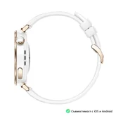 Часовник - Huawei Watch GT5 Pro Jana-B29F, 1.32" Amoled 466x466, PPI 352, BT5.2, BLE/BR/EDR, 323mAh, 40-meter free diving, HUAWEI TruSense System, ECG analysis, Battery life up to 7 days, Compatible with iOS and Android devices, White Fluoroelastomer