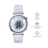 Часовник - Huawei Watch GT5 Jana-B19FC, 1.32", Amoled 466x466 PPI 352, , BT5.2 BLE/BR/EDR, 5ATM, 524mAh, Screenshot sharing, support message input, message notifications, Battery life up to 7 days,Compatible with iOS and Android devices, Blue Fluoroelastomer