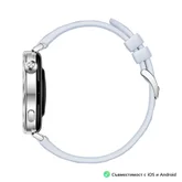 Часовник - Huawei Watch GT5 Jana-B19FC, 1.32", Amoled 466x466 PPI 352, , BT5.2 BLE/BR/EDR, 5ATM, 524mAh, Screenshot sharing, support message input, message notifications, Battery life up to 7 days,Compatible with iOS and Android devices, Blue Fluoroelastomer