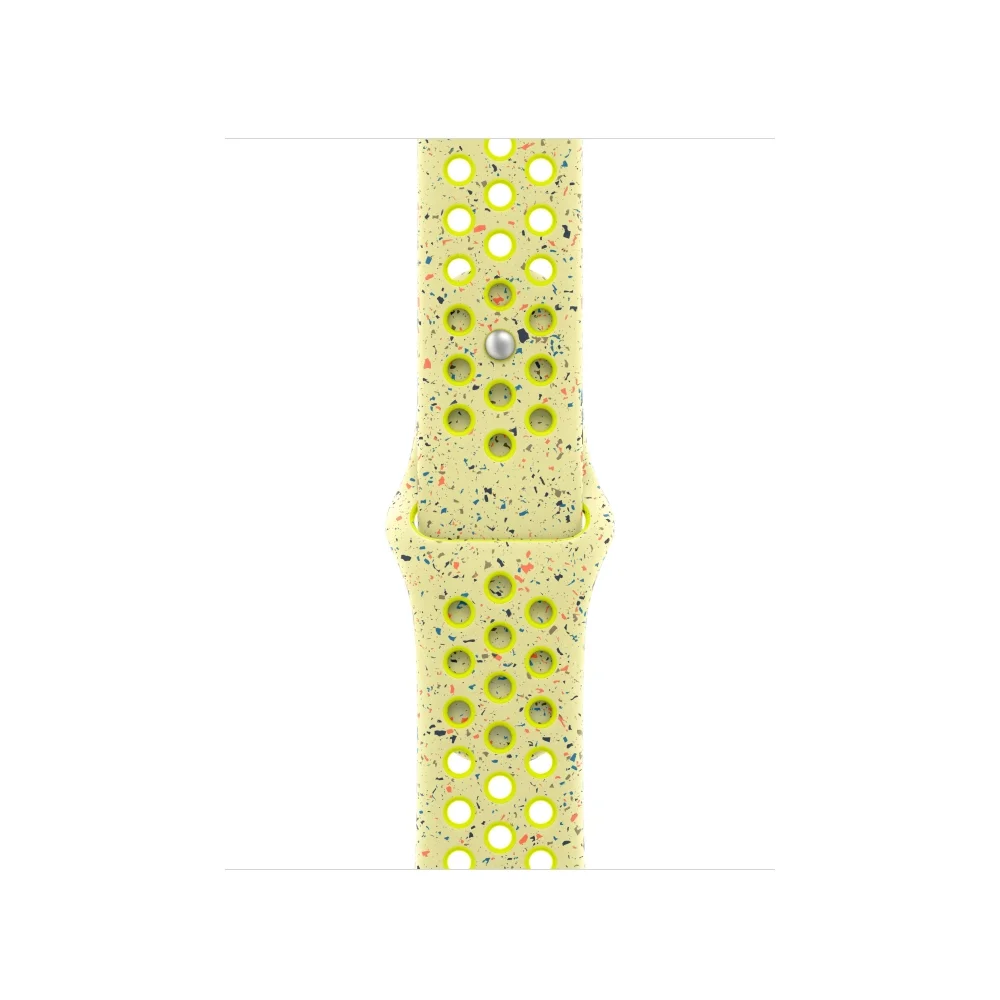 Каишка за часовник - Apple Watch 40mm Nike Sport Band:  Volt Splash Nike Sport Band - S/M