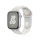 Каишка за часовник - Apple Watch 40mm Nike Sport Band:  Pure Platinum Nike Sport Band - S/M