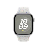 Каишка за часовник - Apple Watch 40mm Nike Sport Band:  Pure Platinum Nike Sport Band - M/L