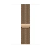 Каишка за часовник - Apple Watch 46mm Milanese Loop: Gold Milanese Loop - S/M