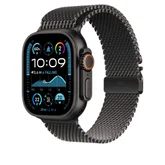 Каишка за часовник - Apple Watch 49mm Milanese Loop: Black Titanium Milanese Loop - Small