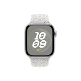 Каишка за часовник - Apple Watch 46mm Nike Sport Band: Pure Platinum Nike Sport Band - S/M
