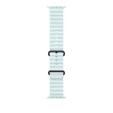 Каишка за часовник - Apple Watch 49mm Band: Ice&nbsp;Blue Ocean&nbsp;Band - Black Titanium Finish