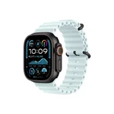 Каишка за часовник - Apple Watch 49mm Band: Ice Blue Ocean Band Extension - Black Titanium Finish