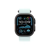 Каишка за часовник - Apple Watch 49mm Band: Ice Blue Ocean Band Extension - Black Titanium Finish
