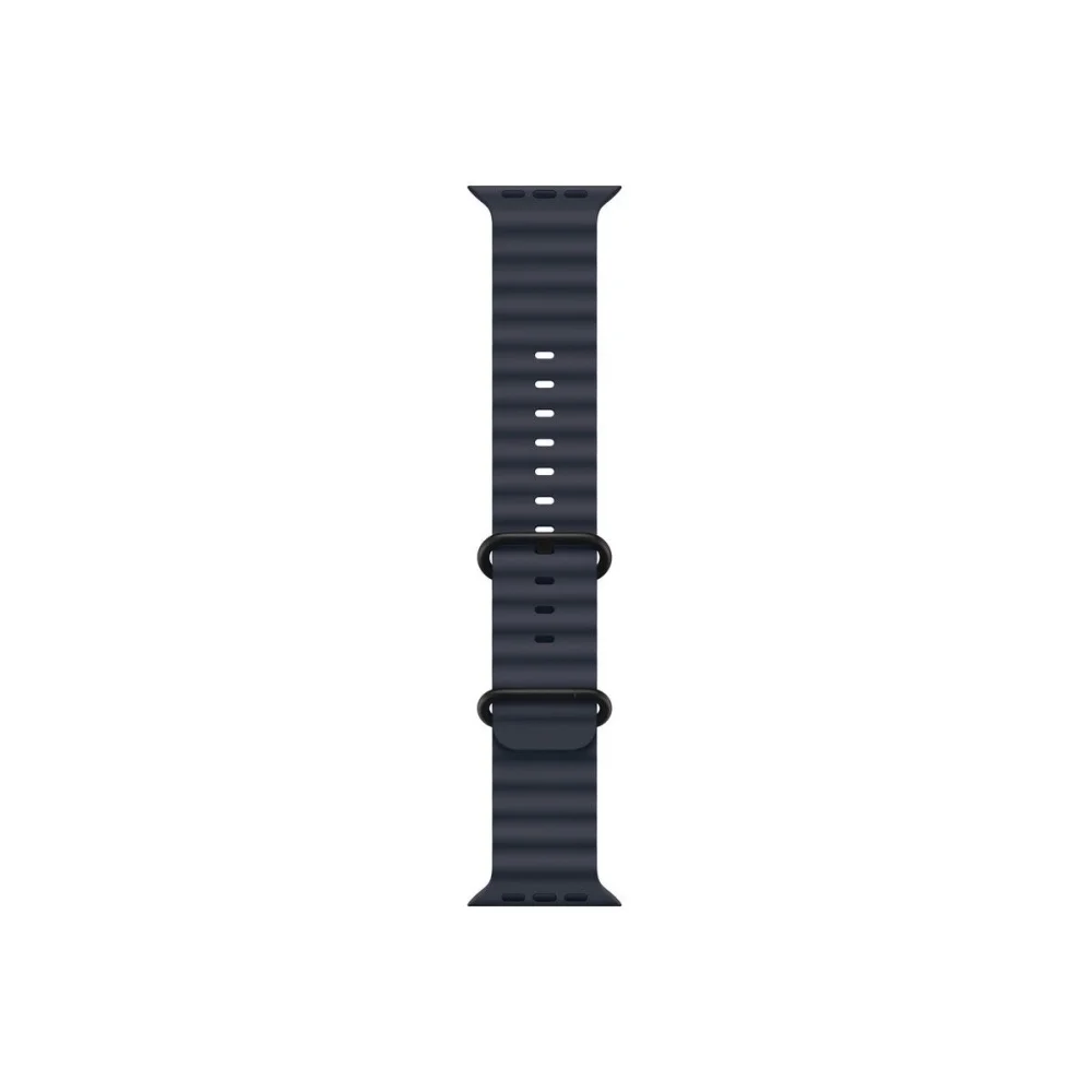 Каишка за часовник - Apple Watch 49mm Band: Navy Ocean&nbsp;Band - Black Titanium Finish