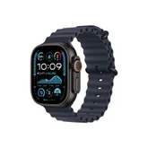Каишка за часовник - Apple Watch 49mm Band: Navy Ocean&nbsp;Band - Black Titanium Finish