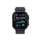 Каишка за часовник - Apple Watch 49mm Band: Navy Ocean&nbsp;Band - Black Titanium Finish