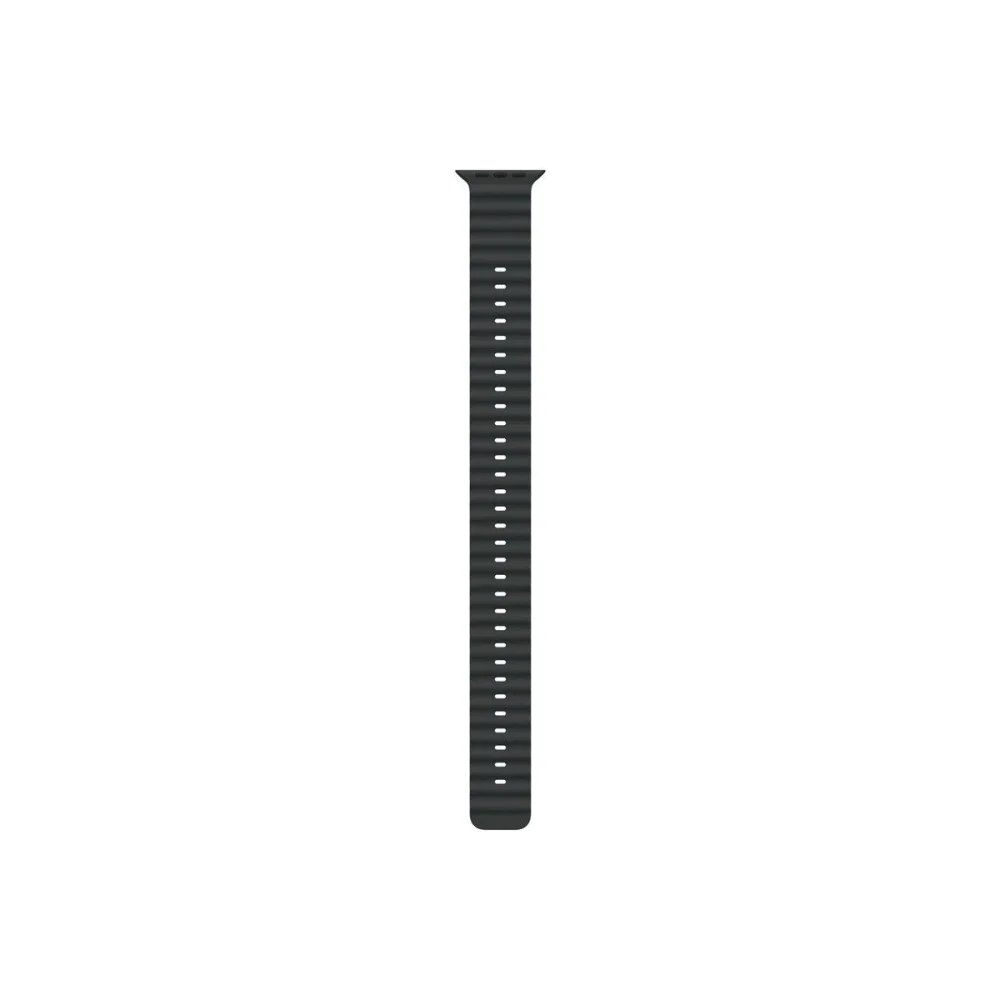 Каишка за часовник - Apple Watch 49mm Band: Black Ocean Band Extension - Black Titanium Finish