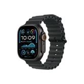Каишка за часовник - Apple Watch 49mm Band: Black Ocean Band Extension - Black Titanium Finish