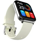 Часовник - HiFuture Zone2 Silver, 1.96", 240?286, Bluetooth Call, IP68 Waterproof, 24/7 True Heart Rate & Blood Oxygen Sensor, Up to 7 days daily use, 100+ Sports Mode