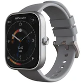 Часовник - HiFuture Lume Silver Grey, 1.85 " IPS, Powered by Dual Core, Aerospace-Grade Ultra Light Aluminum Frame, Bluetooth Call, 3D User Interface, 1ATM Waterproof, 24/7 True Heart Rate & Blood Oxygen Sensor, 100+ Sports Mode, Up to 7 days daily use