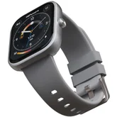 Часовник - HiFuture Lume Silver Grey, 1.85 " IPS, Powered by Dual Core, Aerospace-Grade Ultra Light Aluminum Frame, Bluetooth Call, 3D User Interface, 1ATM Waterproof, 24/7 True Heart Rate & Blood Oxygen Sensor, 100+ Sports Mode, Up to 7 days daily use