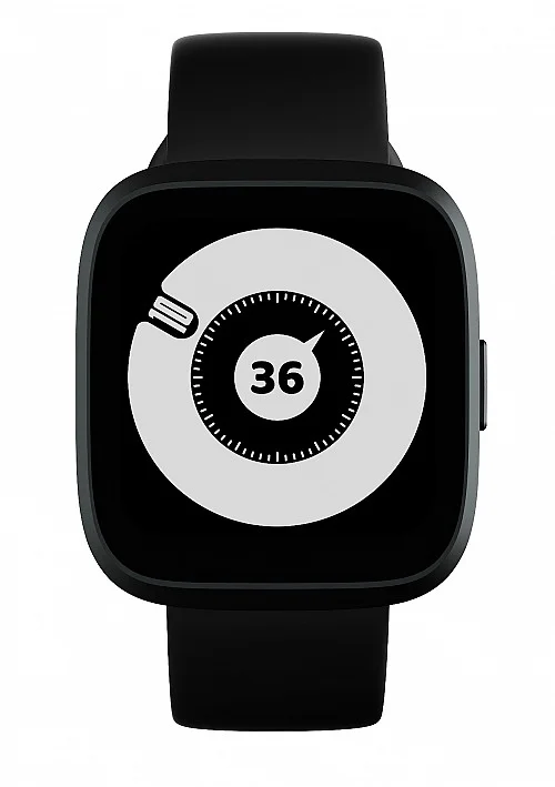 Часовник - HiFuture Edge Black, 1.72" HD Display, Powered by Dual Core, Aerospace-Grade Ultra Light Aluminum Frame, Bluetooth Call, 3D User Interface, 1ATM Waterproof, 24/7 True Heart Rate & Blood Oxygen Sensor, 100+ Sports Mode, Up to 7 days daily use