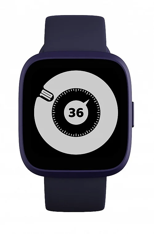 Часовник - HiFuture Edge Purple, 1.72" HD Display, Powered by Dual Core, Aerospace-Grade Ultra Light Aluminum Frame, Bluetooth Call, 3D User Interface, 1ATM Waterproof, 24/7 True Heart Rate & Blood Oxygen Sensor, 100+ Sports Mode, Up to 7 days daily use