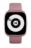 Часовник - HiFuture Edge Pink, 1.72" HD Display, Powered by Dual Core, Aerospace-Grade Ultra Light Aluminum Frame, Bluetooth Call, 3D User Interface, 1ATM Waterproof, 24/7 True Heart Rate & Blood Oxygen Sensor, 100+ Sports Mode, Up to 7 days daily use