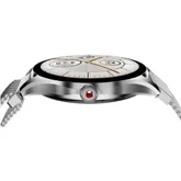 Часовник - HiFuture Aura2 Silver, 1.32 "AMOLED, Powered by Dual Core, Metallic Frame, Bluetooth Call, 3D User Interface, 1ATM Waterproof, 24/7 True Heart Rate & Blood Oxygen Sensor, 100+ Sports Mode, Up to 7 days daily use, Extra Silicone Strap inbox
