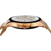 Часовник - HiFuture Aura2 Rose Gold, 1.32 "AMOLED, Powered by Dual Core, Metallic Frame, Bluetooth Call, 3D User Interface, 1ATM Waterproof, 24/7 True Heart Rate & Blood Oxygen Sensor, 100+ Sports Mode, Up to 7 days daily use, Extra Silicone Strap inbox