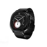 Часовник - HiFuture AIX  Black, 1.43"AMOLED, 466*466, Powered by Dual Core & Syntra AI, Bluetooth Call, 1ATM Waterproof, Sixth Generation Health Sensor, Stainless Steel, Up to 10 days daily use
