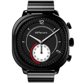 Часовник - HiFuture AIX  Black, 1.43"AMOLED, 466*466, Powered by Dual Core & Syntra AI, Bluetooth Call, 1ATM Waterproof, Sixth Generation Health Sensor, Stainless Steel, Up to 10 days daily use