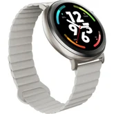 Часовник - HiFuture Aurora Silver, 1.43" AMOLED,  466*466, Powered by Dual Core & Syntra AI, Bluetooth Call, IP68  Waterproof, 24/7 True Heart Rate & Blood Oxygen Sensor, Up to 10 days daily use, Magnetic Strap