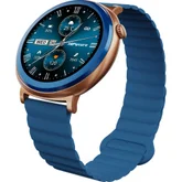 Часовник - HiFuture Aurora Blue, 1.43" AMOLED,  466*466, Powered by Dual Core & Syntra AI, Bluetooth Call, IP68  Waterproof, 24/7 True Heart Rate & Blood Oxygen Sensor, Up to 10 days daily use, Magnetic Strap