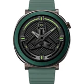 Часовник - HiFuture Aurora Dark Green, 1.43" AMOLED,  466*466, Powered by Dual Core & Syntra AI, Bluetooth Call, IP68  Waterproof, 24/7 True Heart Rate & Blood Oxygen Sensor, Up to 10 days daily use, Magnetic Strap