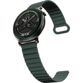 Часовник - HiFuture Aurora Dark Green, 1.43" AMOLED,  466*466, Powered by Dual Core & Syntra AI, Bluetooth Call, IP68  Waterproof, 24/7 True Heart Rate & Blood Oxygen Sensor, Up to 10 days daily use, Magnetic Strap