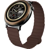 Часовник - HiFuture Aurora Brown, 1.43" AMOLED,  466*466, Powered by Dual Core & Syntra AI, Bluetooth Call, IP68  Waterproof, 24/7 True Heart Rate & Blood Oxygen Sensor, Up to 10 days daily use, Magnetic Strap