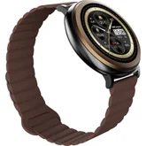 Часовник - HiFuture Aurora Brown, 1.43" AMOLED,  466*466, Powered by Dual Core & Syntra AI, Bluetooth Call, IP68  Waterproof, 24/7 True Heart Rate & Blood Oxygen Sensor, Up to 10 days daily use, Magnetic Strap