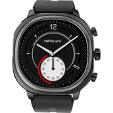 Часовник - HiFuture AIX Lite Black,  1.43" AMOLED,  466*466, Powered by Dual Core & Syntra AI, Bluetooth Call, 1ATM Waterproof, Sixth Generation Health Sensor, Up to 10 days daily use, Extra Fabric Strap inbox