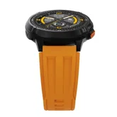 Часовник - HiFuture MIX3 Orange, 1.43" AMOLED, 466*466, Powered by Dual Core & Syntra AI, Bluetooth Call, 3ATM Waterproof, Compass & Altimeter, 24/7 True Heart Rate & Blood Oxygen Sensor, Up to 10 days daily use