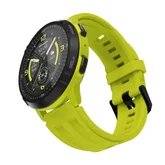 Часовник - HiFuture MIX3 Fluorescent Yellow, 1.43" AMOLED, 466*466, Powered by Dual Core & Syntra AI, Bluetooth Call, 3ATM Waterproof, Compass & Altimeter, 24/7 True Heart Rate & Blood Oxygen Sensor, Up to 10 days daily use