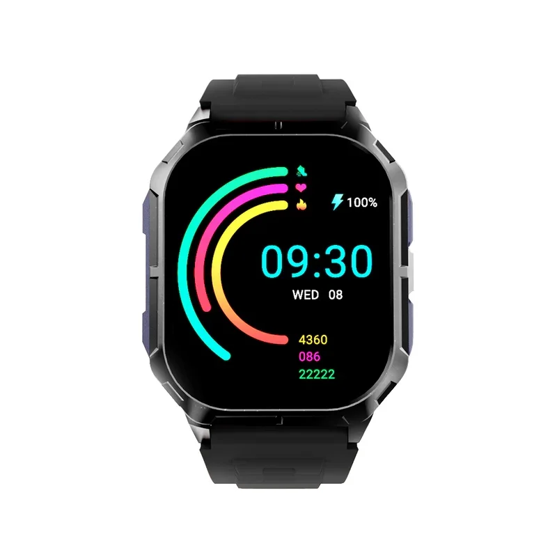 Часовник - HiFuture Ultra 3 Black, 2.0" IPS, 240x296, Bluetooth Call, IP68 Waterproof, 24/7 True Heart Rate & Blood Oxygen Sensor, Up to 7 days daily use, 100+ Sports Mode