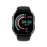 Часовник - HiFuture Ultra 3 Black, 2.0" IPS, 240x296, Bluetooth Call, IP68 Waterproof, 24/7 True Heart Rate & Blood Oxygen Sensor, Up to 7 days daily use, 100+ Sports Mode