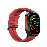 Часовник - HiFuture Ultra 3 Black Red, 2.0" IPS, 240x296, Bluetooth Call, IP68 Waterproof, 24/7 True Heart Rate & Blood Oxygen Sensor, Up to 7 days daily use, 100+ Sports Mode