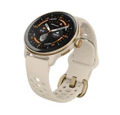 Часовник - HiFuture Vela Latte, 1.43" AMOLED, GPS +Compass + Altimeter, 466*466, Support Local Music(100M Space), Support AI Coach for Training, Powered by Dual Core, Bluetooth Call, 5ATM Waterproof,  24/7 True Heart Rate & Blood, Oxygen Sensor, Up to 10 days daily