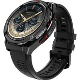 Часовник - HiFuture Active Black Red, *1.43"  AMOLED, Dual Band GPS +Compass + Altimeter 466*466, Powered by Dual Core & Syntra AI, Bluetooth Call, 5ATM Waterproof, 24/7 True Heart Rate & Blood Oxygen Sensor, Up to 10 days daily use