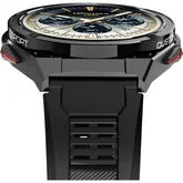 Часовник - HiFuture Active Black Red, *1.43"  AMOLED, Dual Band GPS +Compass + Altimeter 466*466, Powered by Dual Core & Syntra AI, Bluetooth Call, 5ATM Waterproof, 24/7 True Heart Rate & Blood Oxygen Sensor, Up to 10 days daily use