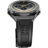 Часовник - HiFuture Active Black Yellow, *1.43"  AMOLED, Dual Band GPS +Compass + Altimeter 466*466, Powered by Dual Core & Syntra AI, Bluetooth Call, 5ATM Waterproof, 24/7 True Heart Rate & Blood Oxygen Sensor, Up to 10 days daily use