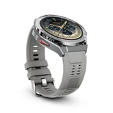 Часовник - HiFuture Active Silver, *1.43"  AMOLED, Dual Band GPS +Compass + Altimeter 466*466, Powered by Dual Core & Syntra AI, Bluetooth Call, 5ATM Waterproof, 24/7 True Heart Rate & Blood Oxygen Sensor, Up to 10 days daily use