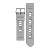 Каишка за часовник - HiFuture Pilot-S Grey, Bio-Color Injection, Powder Metallurgy Stainless Steel Buckle, Solid Silicone, Unique Patterns, Fit Size: 22mm