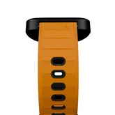 Каишка за часовник - HiFuture Pilot-S Orange, Bio-Color Injection, Powder Metallurgy Stainless Steel Buckle, Solid Silicone, Unique Patterns, Fit Size: 22mm